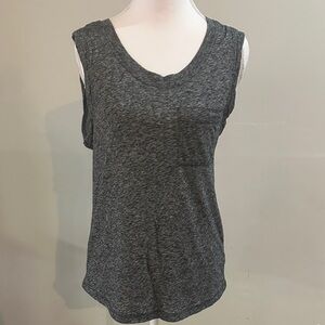 Charcoal Sleeveless Muscle Tee